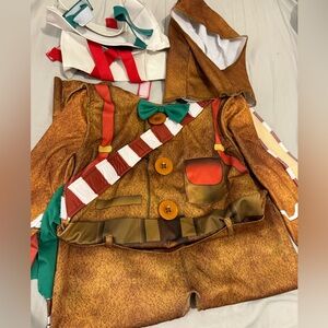 Boys Fortnite Gingerbread Costume